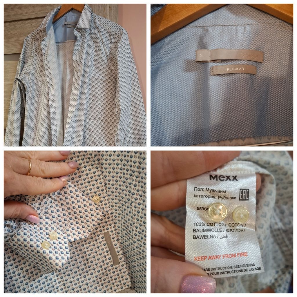 Мужские рубашки Mexx, Polo, Lacosta, De facto и др.