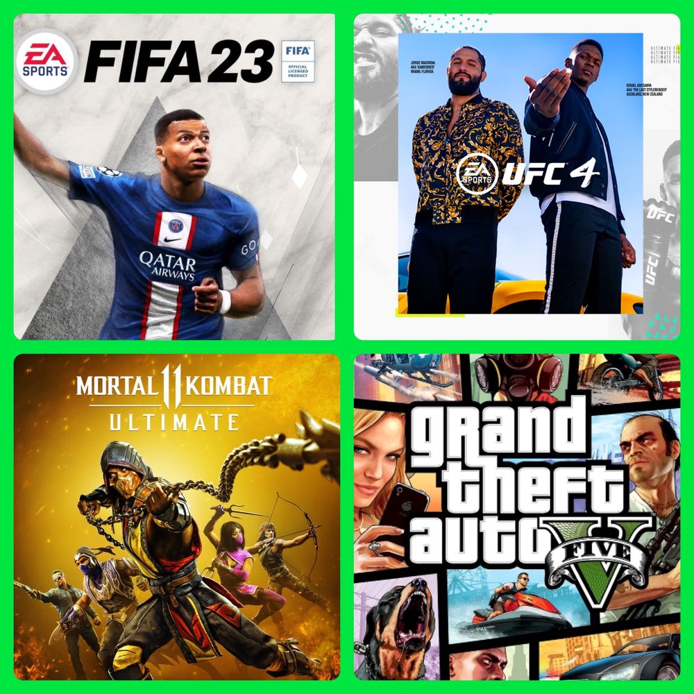 Продажа видеоигр на PS4 PS5 PlayStation 5 FC24 FIFA23 FIFA24 UFC5
