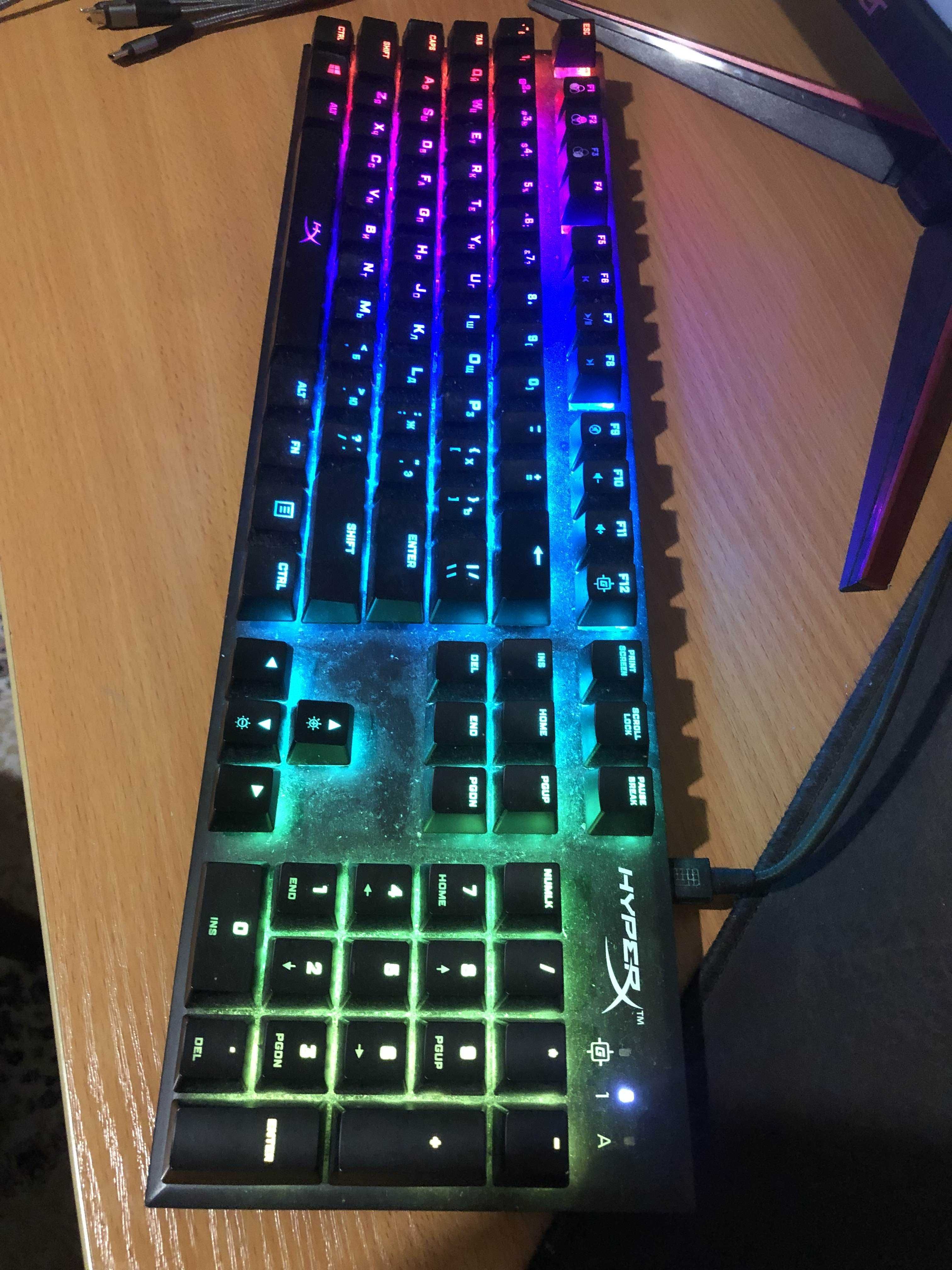 Игровая клавиатура HyperX Alloy FPS RGB серые свичи