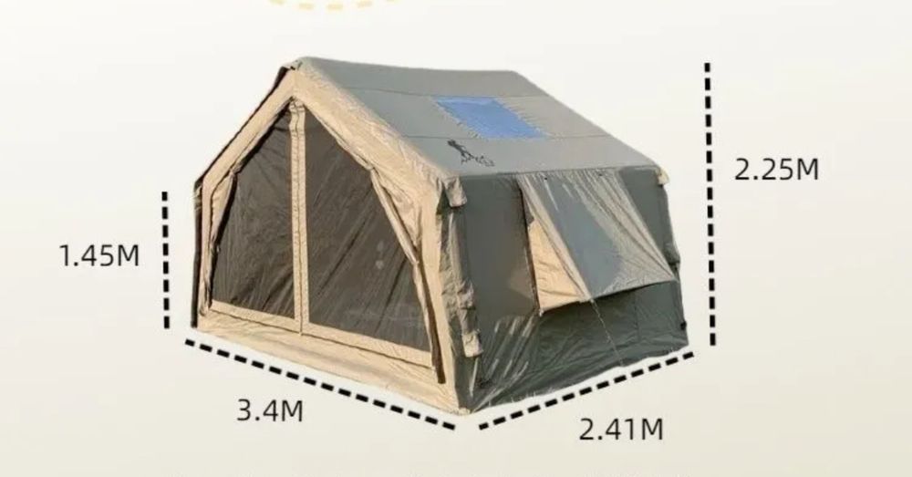 Палатка надувная 600D, 8.5м2