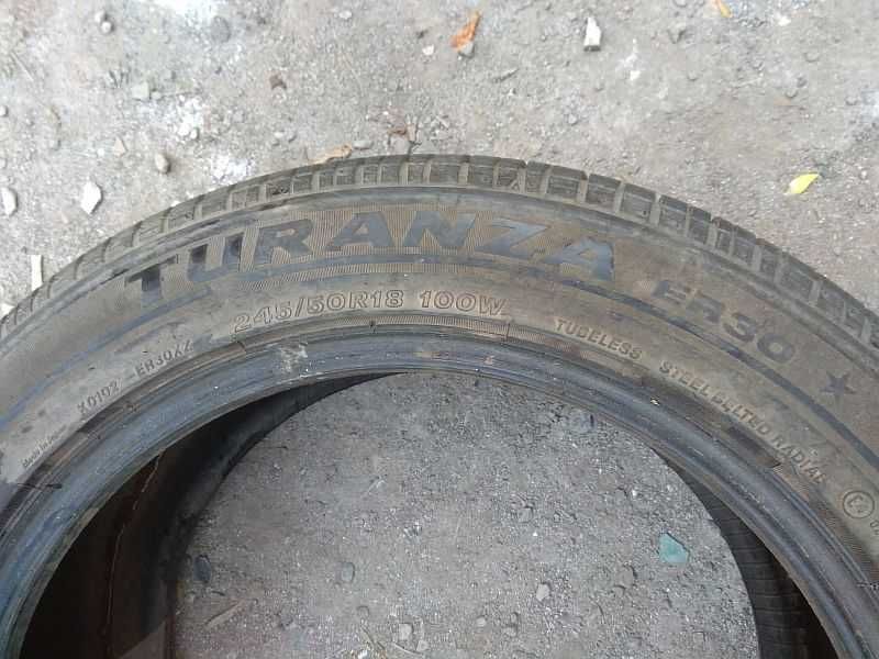 ОДНА шина 245/50 R18 - "Bridgestone Potenza ER30" (Япония), летняя.