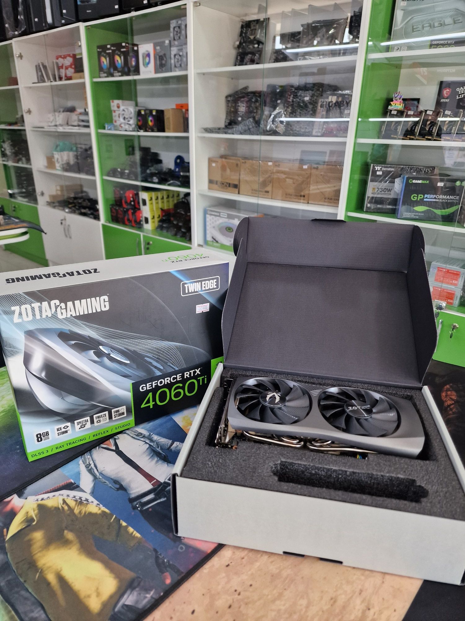 Продаётся видеокарта RTX 4060Ti 8GB ZotacGaming