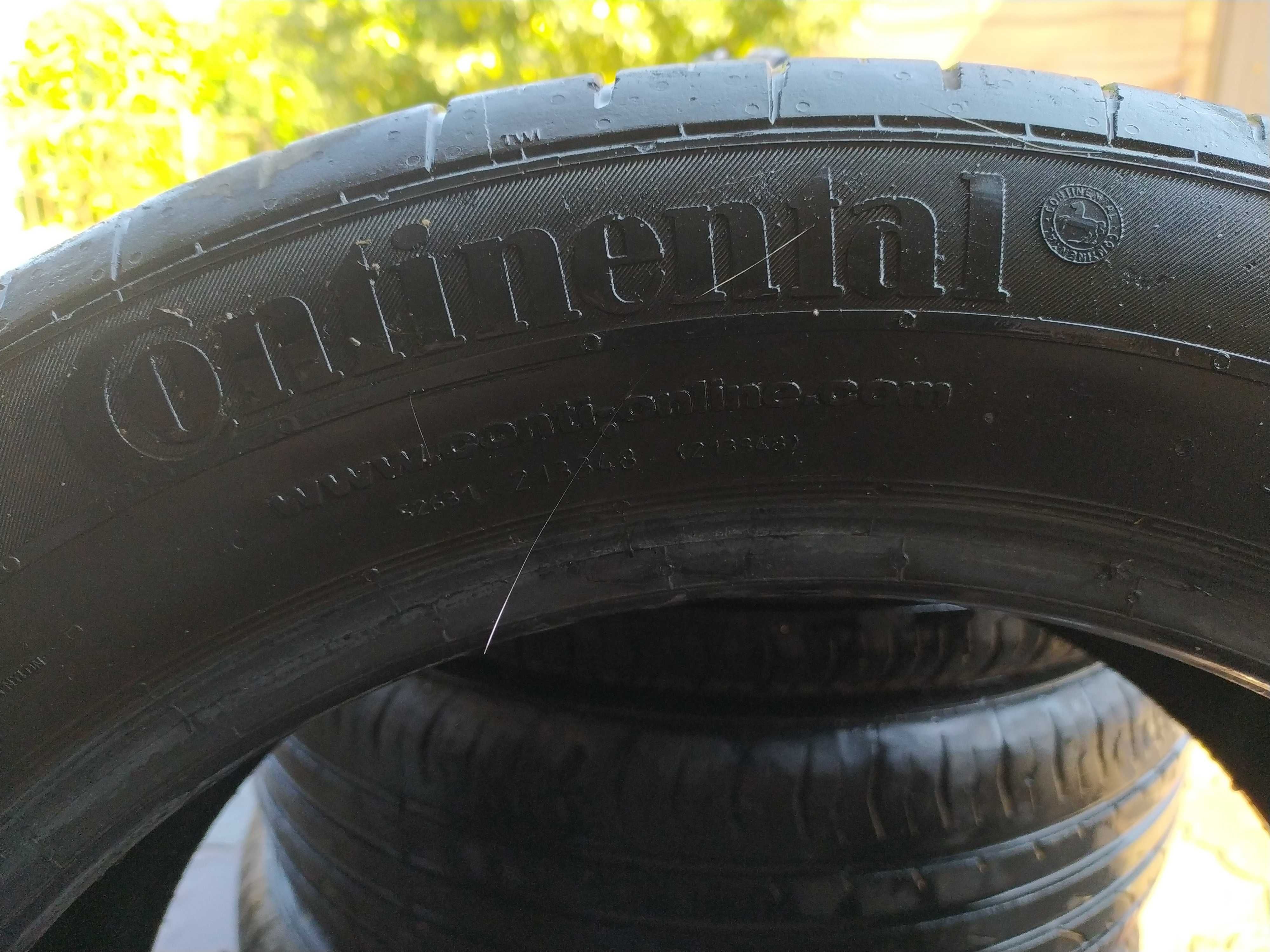 Продам летние б/у автошины Continental 215/55 R18 (95H)