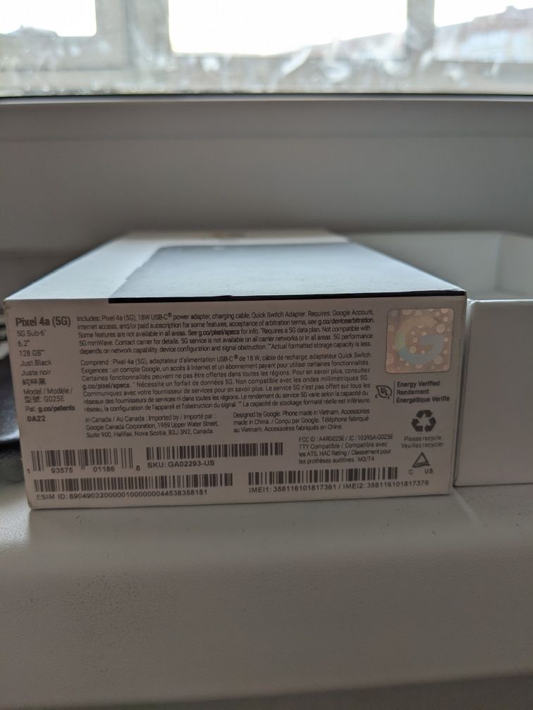 Google pixel 4a 5g 128 GB USA
