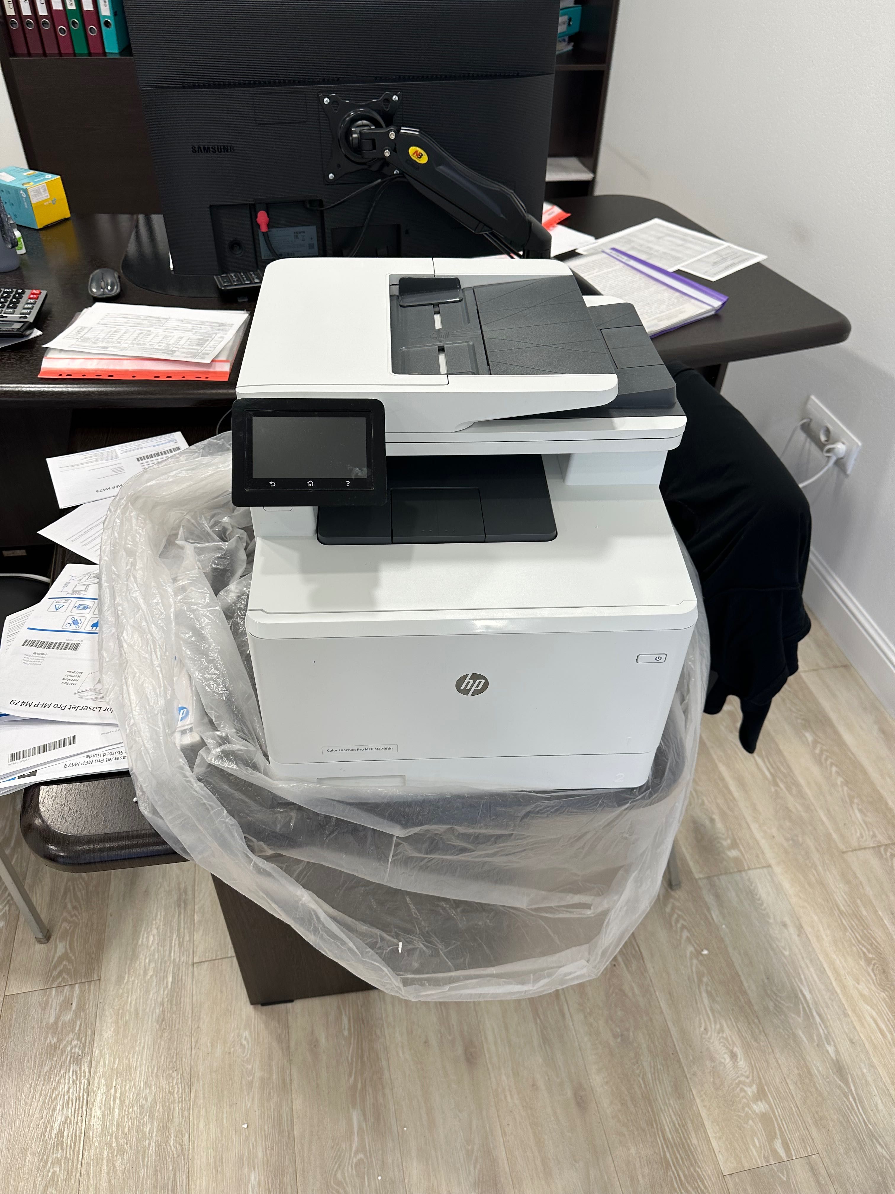 Принтер цветной Hp LaserJet Pro MFP M479fdn