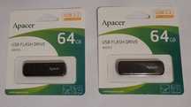 Новые флешки Apacer USB 3.2, 64GB оригинал.