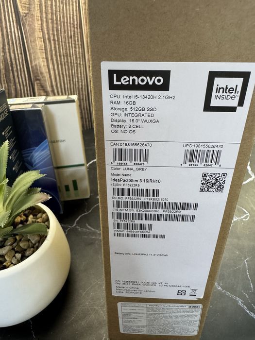 Игровой Lenovo IdeaPad Slim 3 16 /Core i5-13420H/16GB/512GB