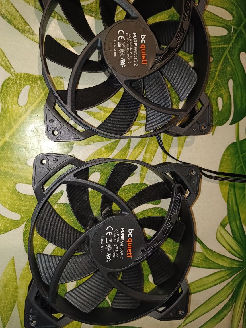 2шт Be Quiet PURE WINGS 2 140мм кулеры вертушки фаны