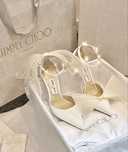 Белые туфли JIMMY CHOO