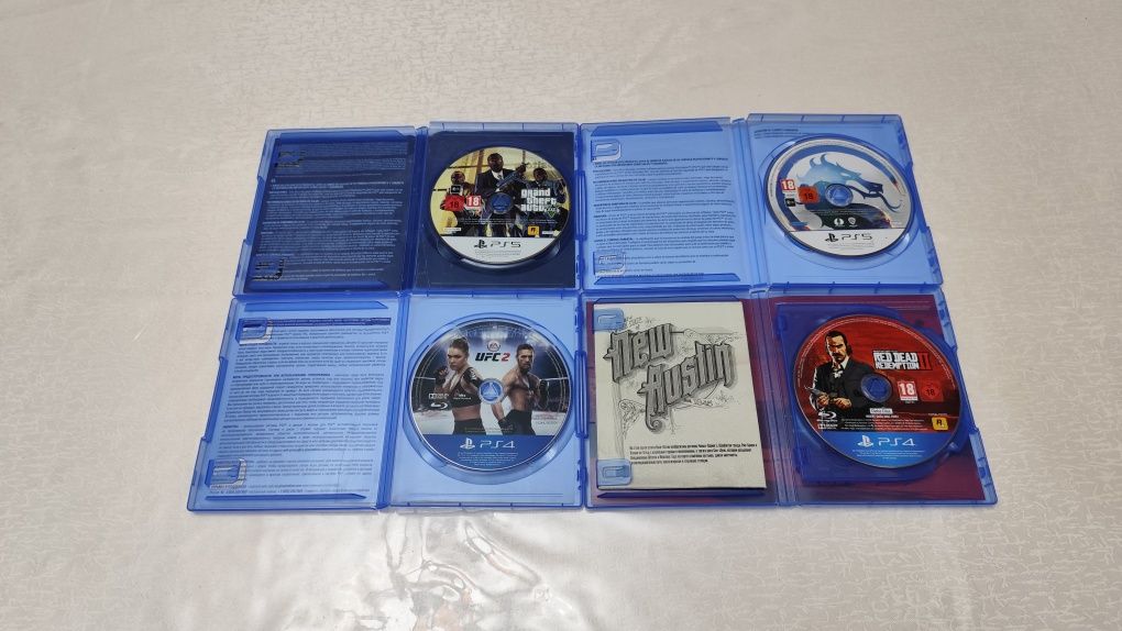 PS4 PS5 Grand Theft Auto V Mortal Kombat 1 Red Dead Redemption 2 Ufc 2