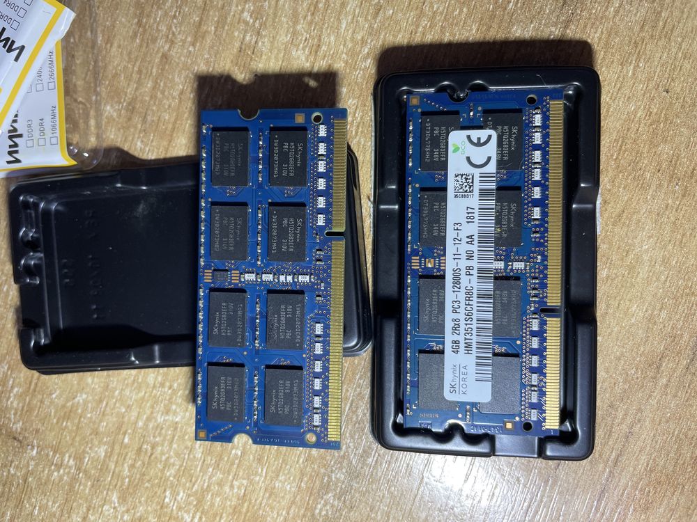Оперативная память 4гб х2 DDR3