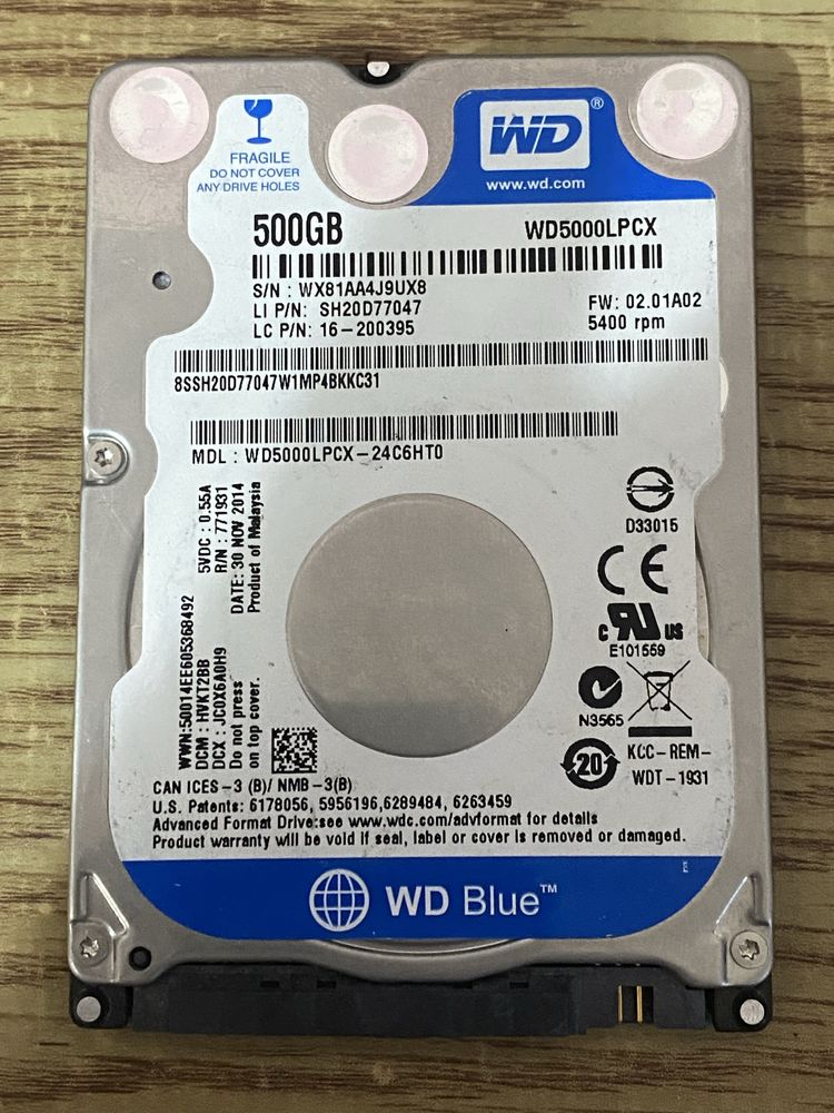Жесткий диск 500gb