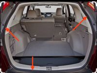 Honda CRV резинка уплотнительная црв резинка в багажник
