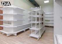 Металлический стеллаж сборный, торговые стеллажи, железная мебель asts