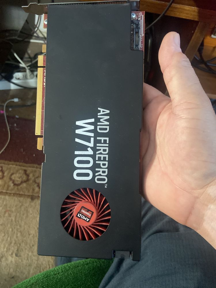 Radeon rx 560 4g и еще Amd firepro w7100 8 gb gddr5 4 порта дисплея