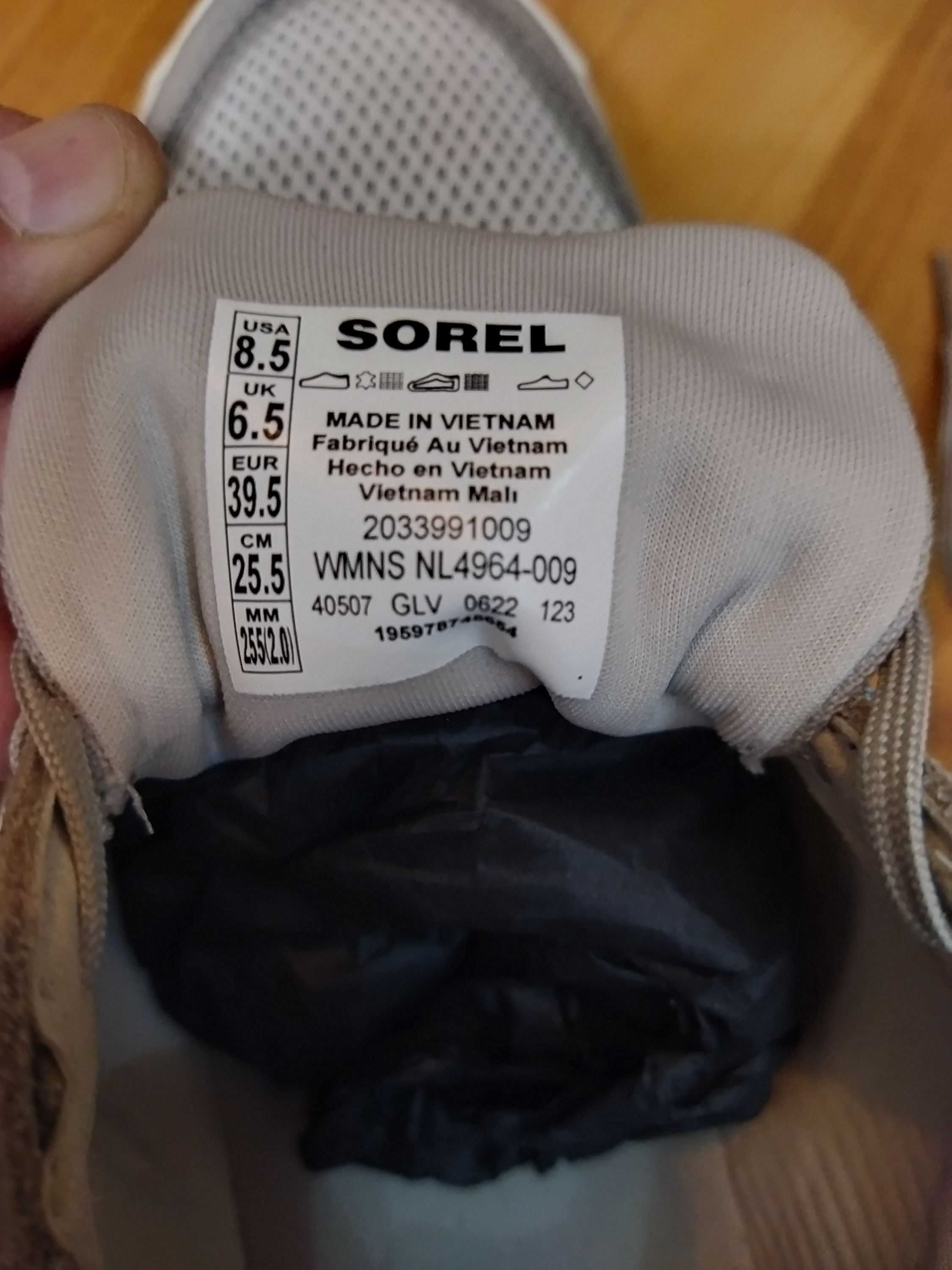 Кроссовки Sorel (США),кожа+сетка,платформа,оригинал,новые,р-р 39