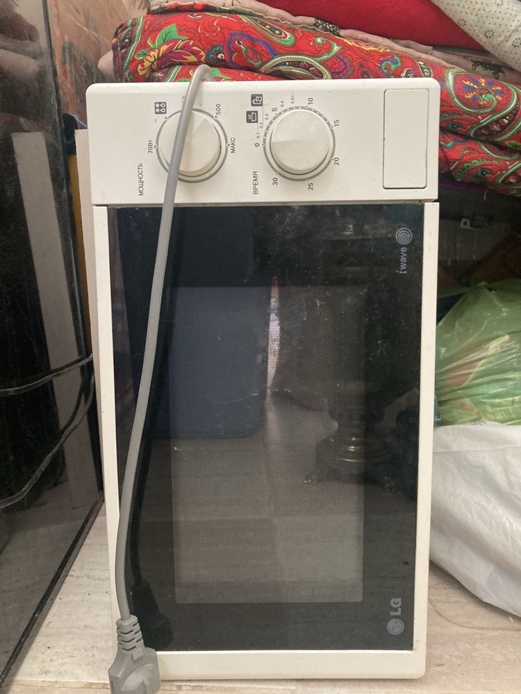 Микроволновка LG сгоревшая