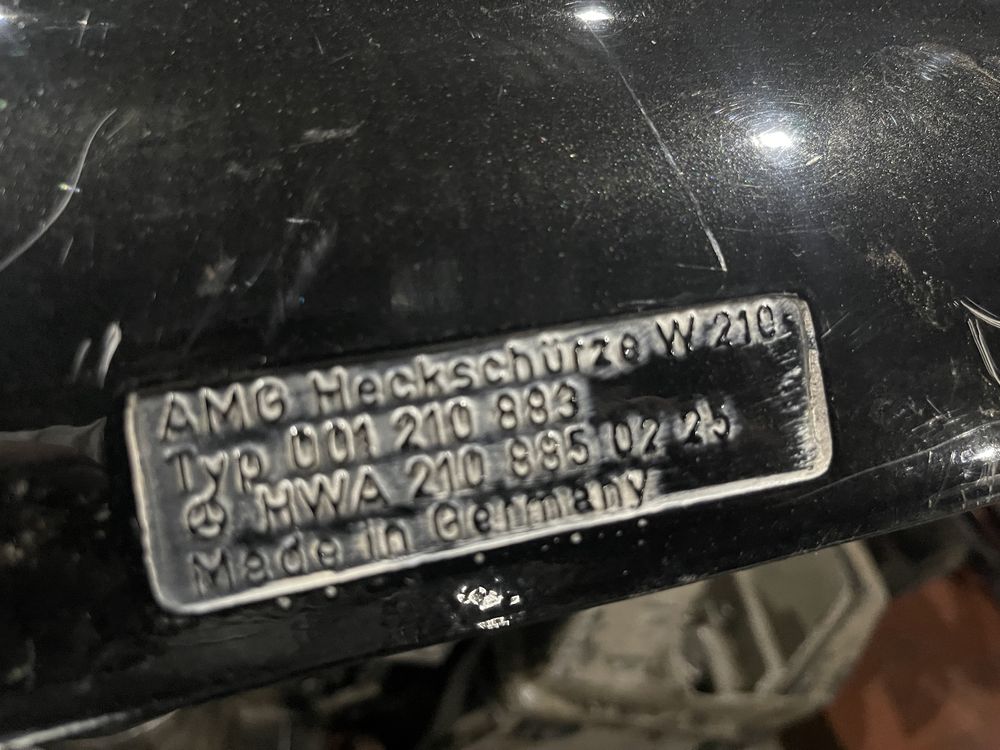 W210 AMG бампер в круг передние задние и пароги до рестайлинг