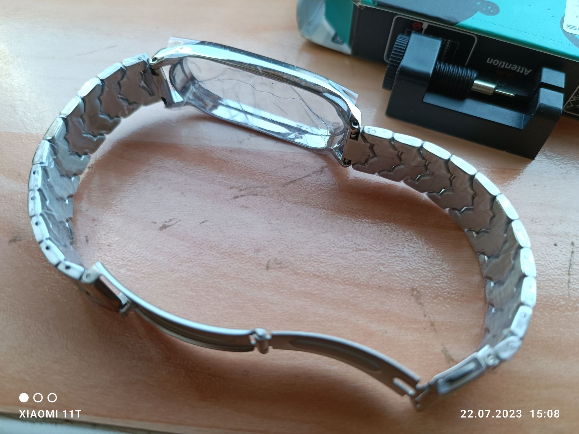 Металлический ремешок для Xiaomi Mi Band 6 5 4 3 Нержавеющий браслет .