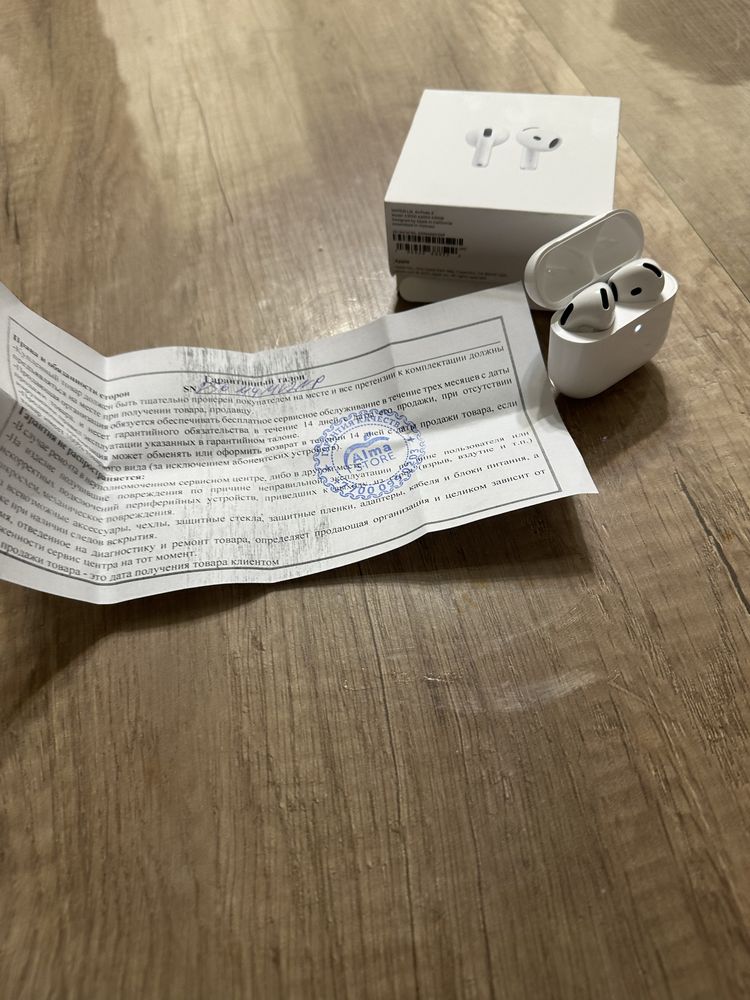 Airpods 4 оригинал новые