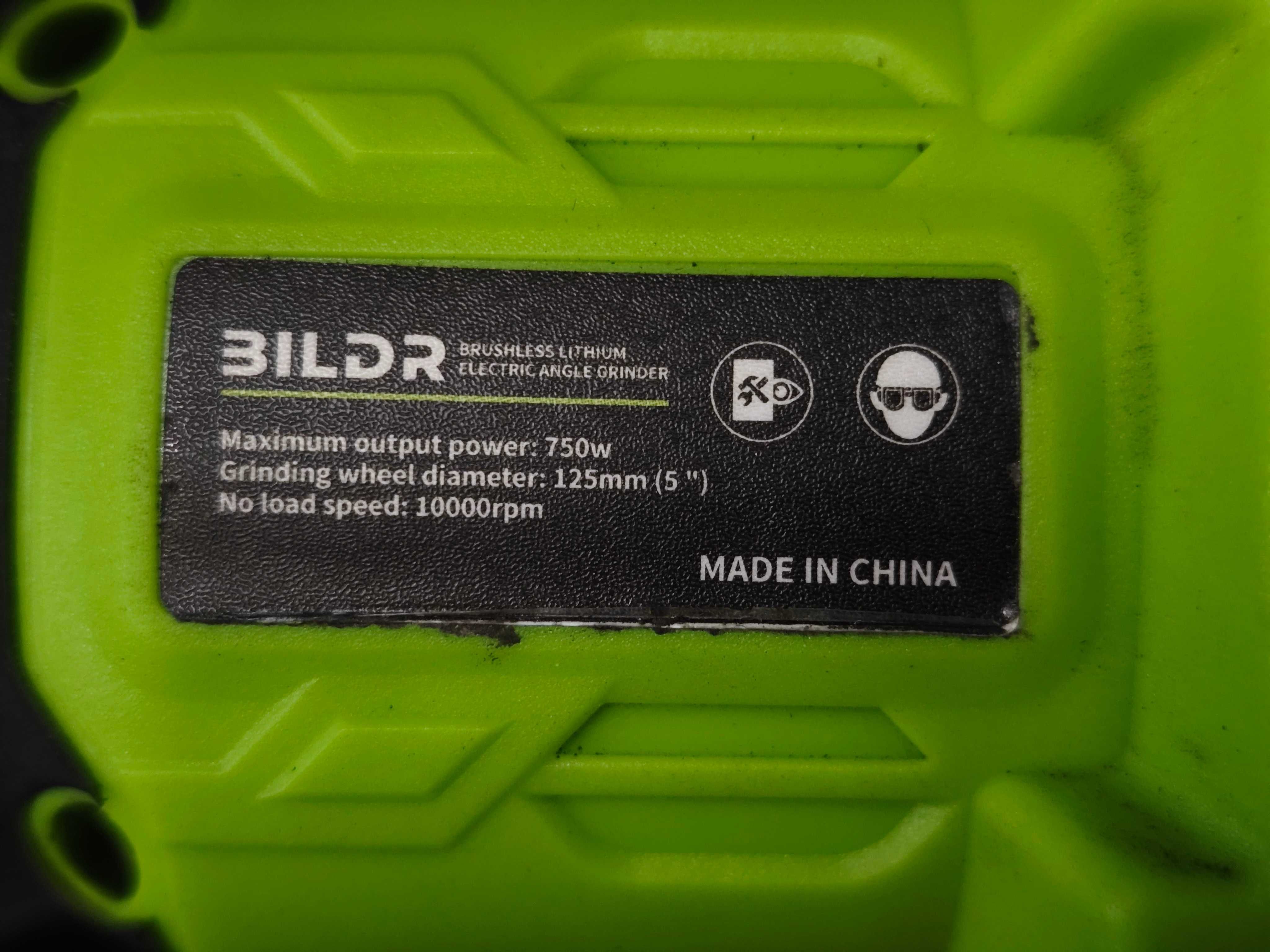 Аккумуляторная болгарка BILDR