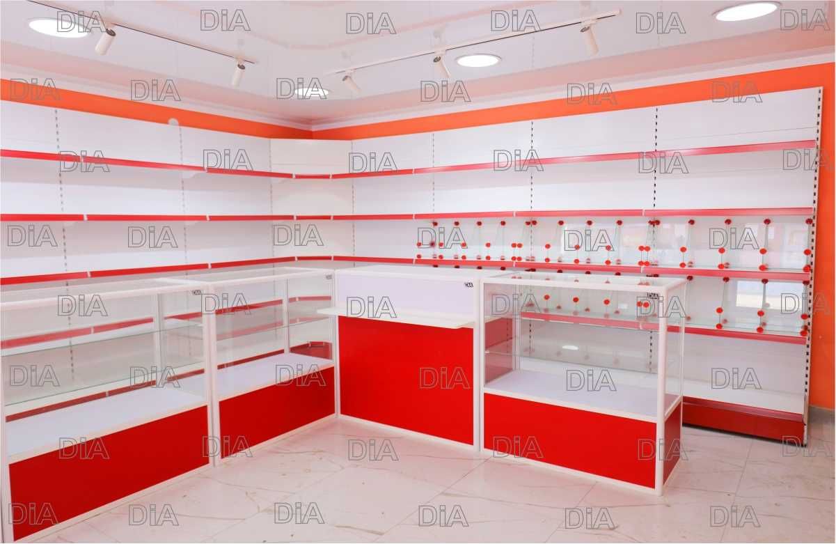 Торговое оборудование для магазина, стеллаж, прилавок витрина tato