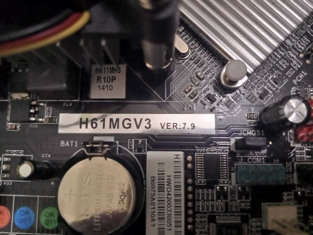 компьютер, системный блок windows 10, сокет 1155, ОЗУ 4gb DDR3, HDD500