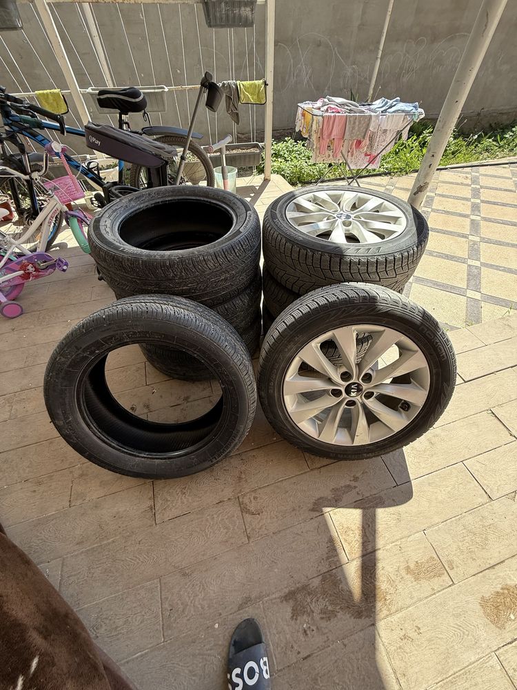 Продам колеса в сборе R 17 215/55