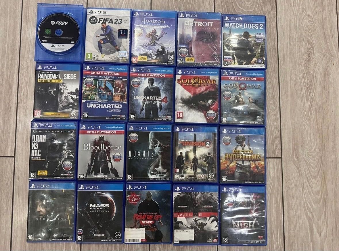 Игры на Ps5 PS4 диски в наличии PlayStation разные Гонки FIFA GTA