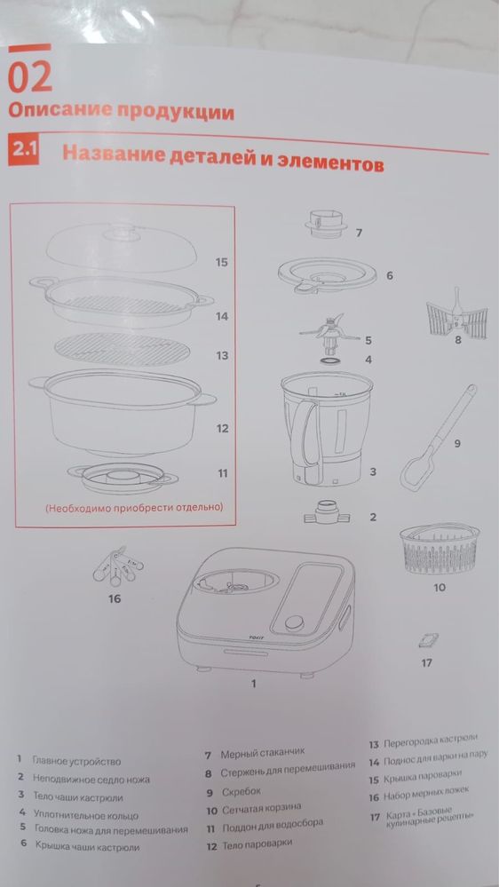 Продам новый кухонный комбайн TOKIT