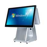 POS Сенсорные моноблоки с двумя дисплеями Windows Android для магазина