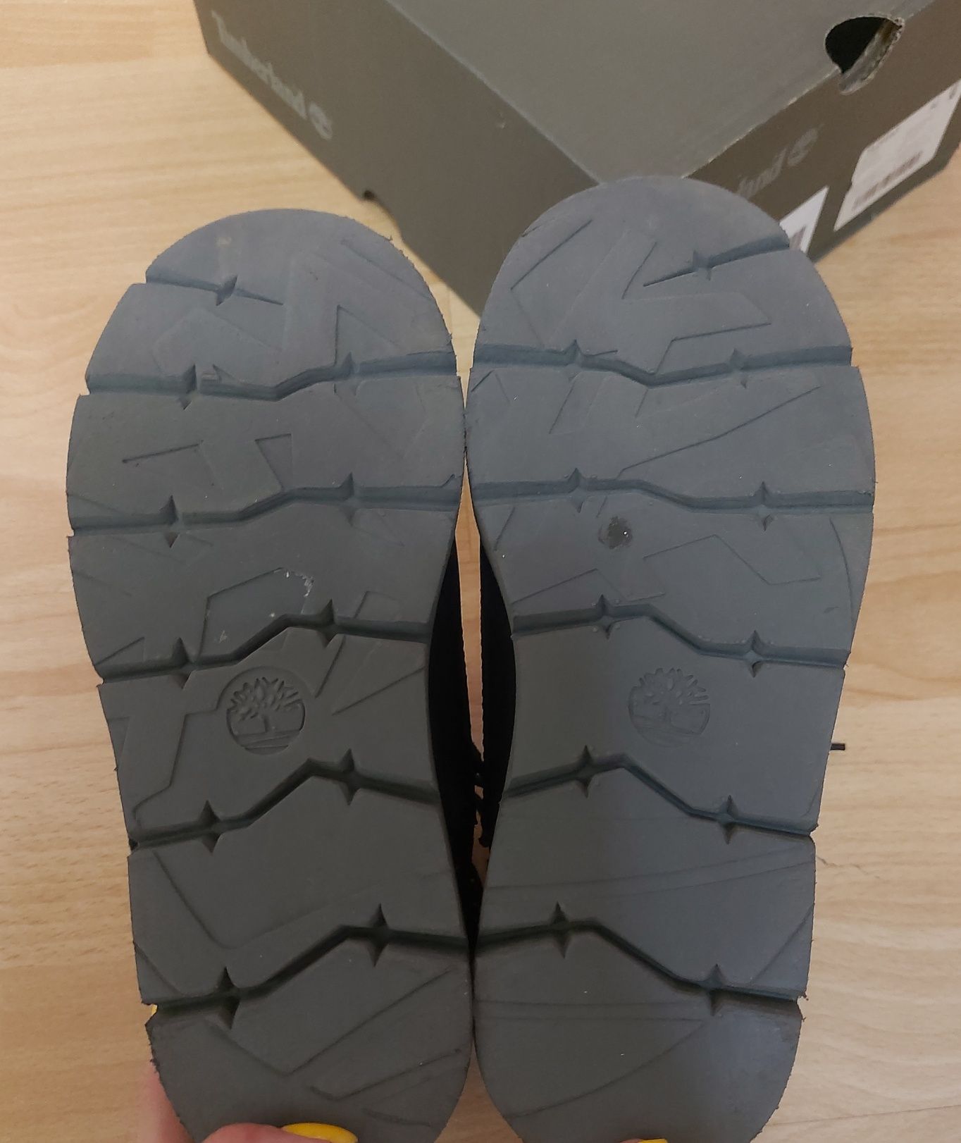 Ботинки кожаные Timberland, осень-весна, размер 32