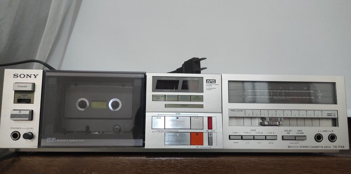 SONY stereo cassette deck TC-FX6 Сони дека магнитафон мафон