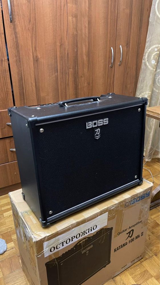 Гитара rgx 121 (black) комбоусилитель(katana 100) чехол марки BM