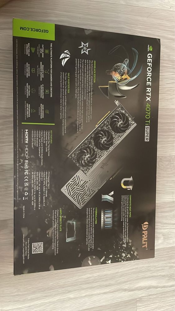 Nvidia GeForce 4070 TI SUPER 16GB PALIT