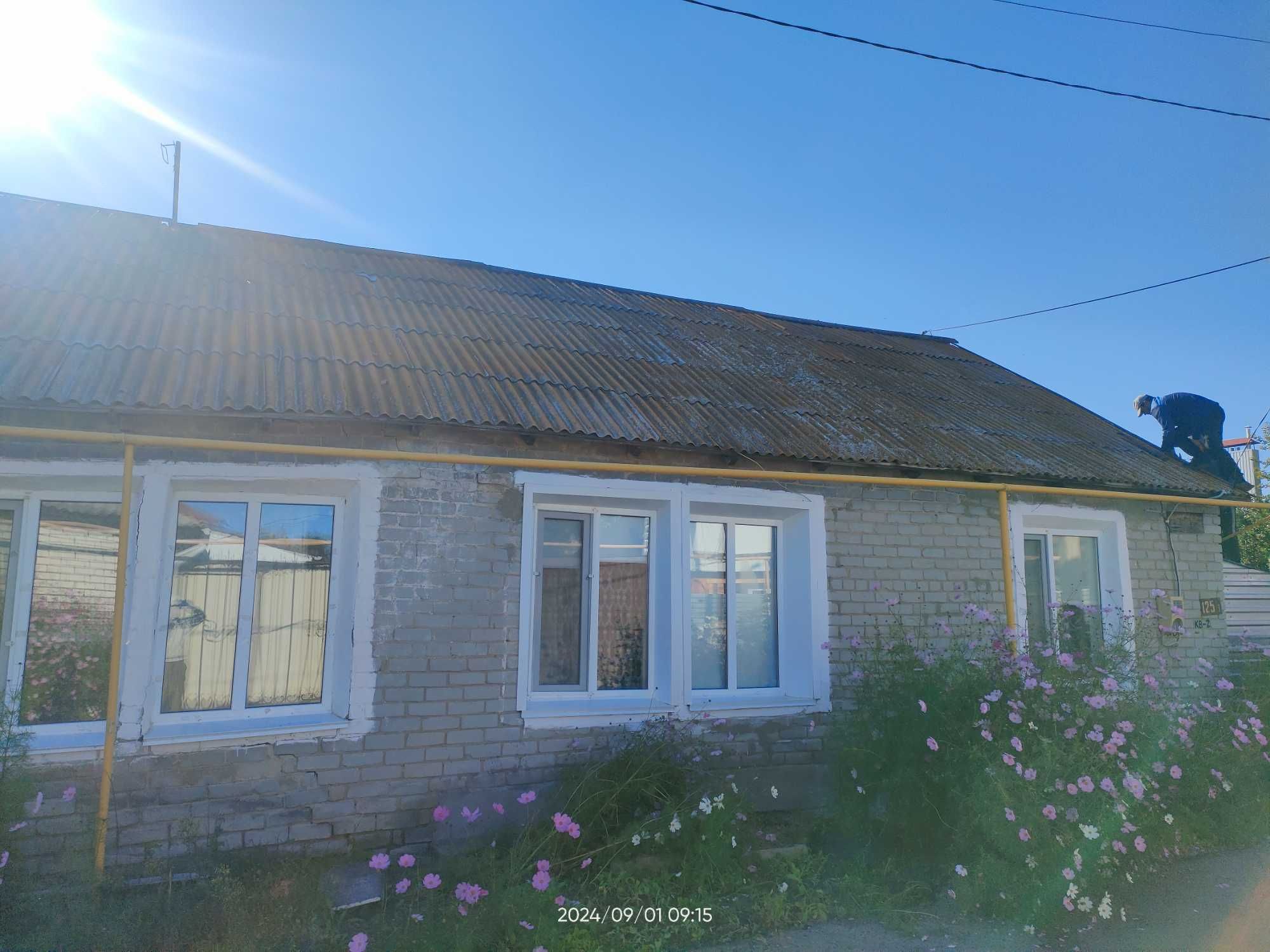 Ремонт крыши, кровля, черепица, профлист, фронтон, конёк, бригада