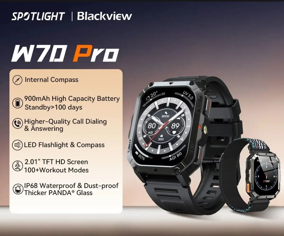 Умные часы Blackview W70 Pro смарт часы