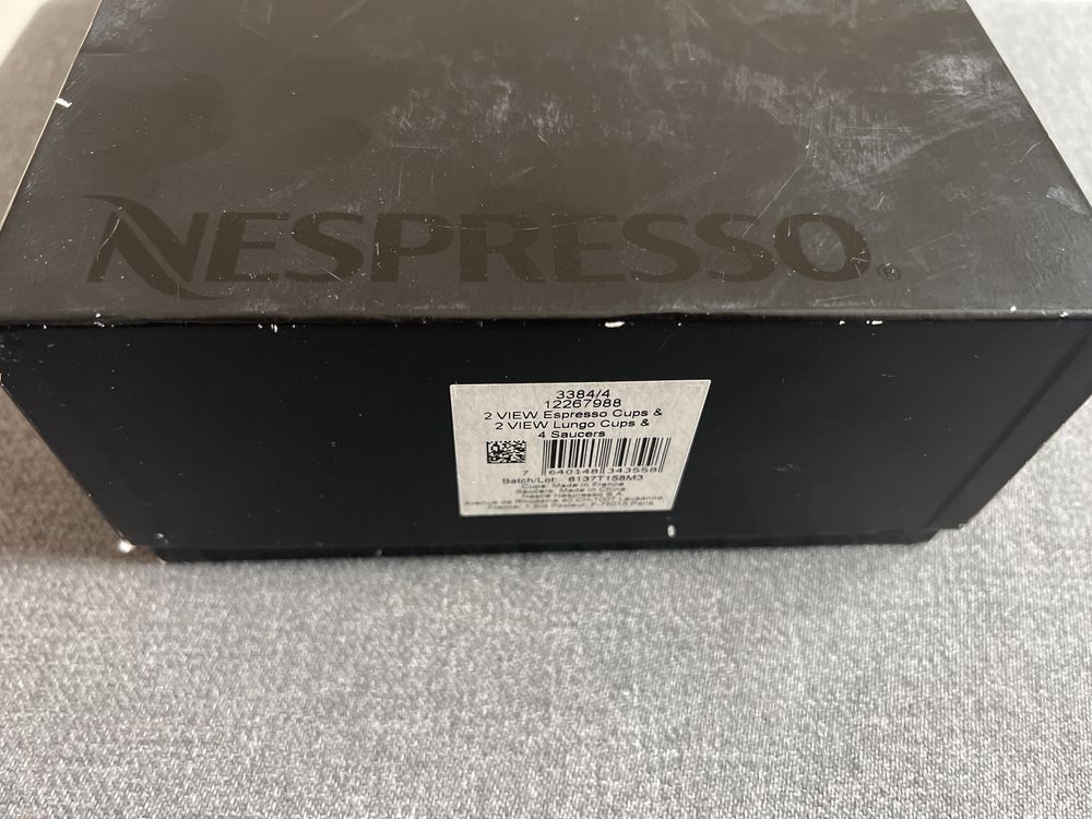 Набор кружек с тарелочками для кофе от Nespresso