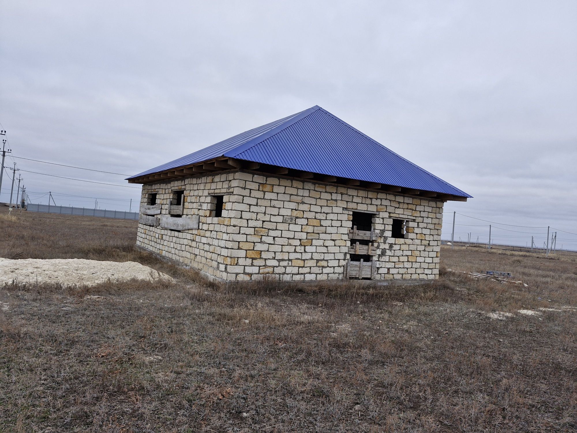 Продаётся недостроенный дом в новом аралтале