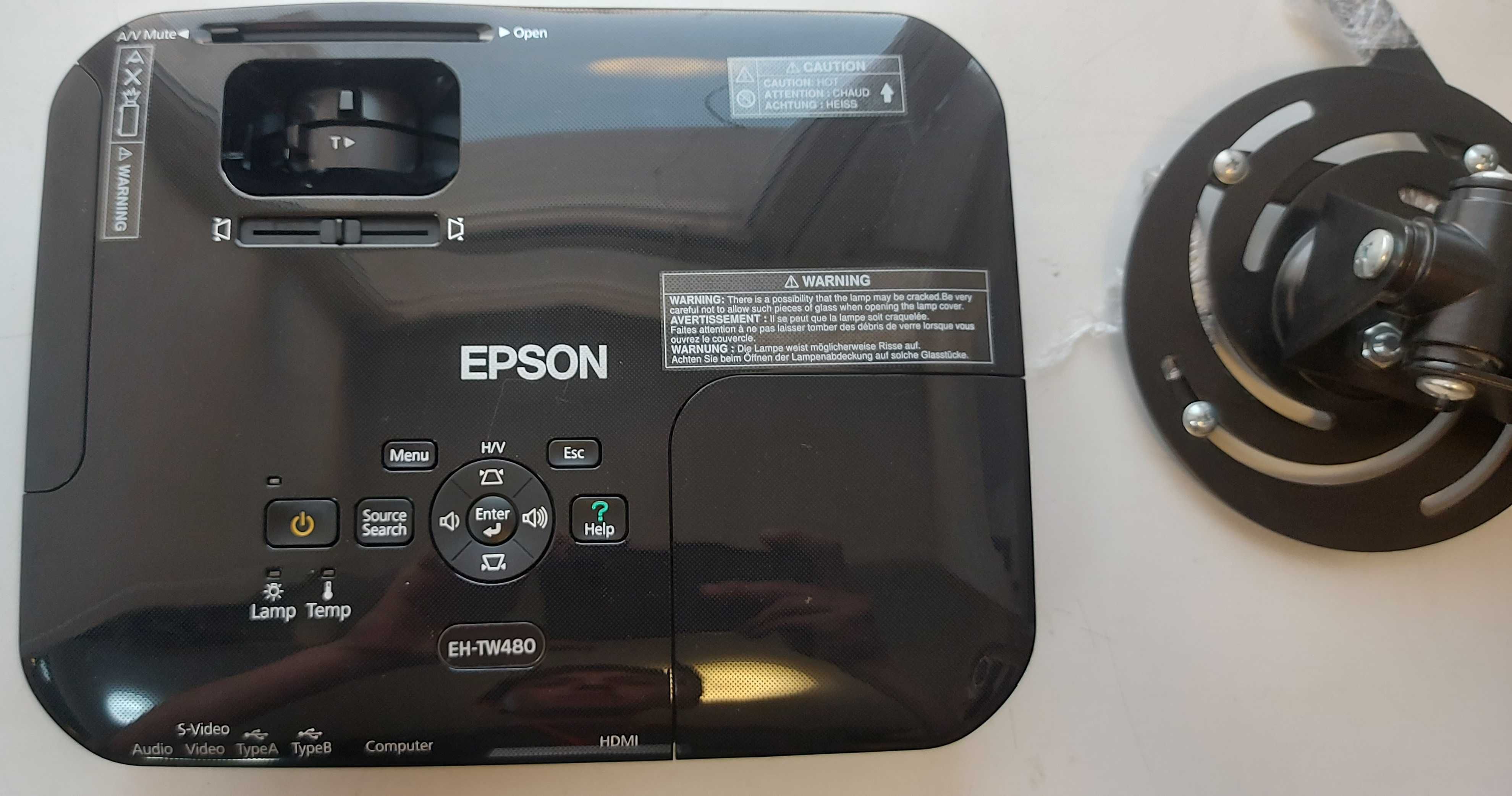 Проектор Epson EH-TW480 с проекционным экраном 180х180