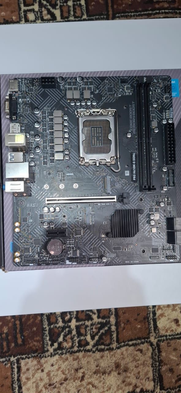 Материнская плата MSI h 610m g ddr4