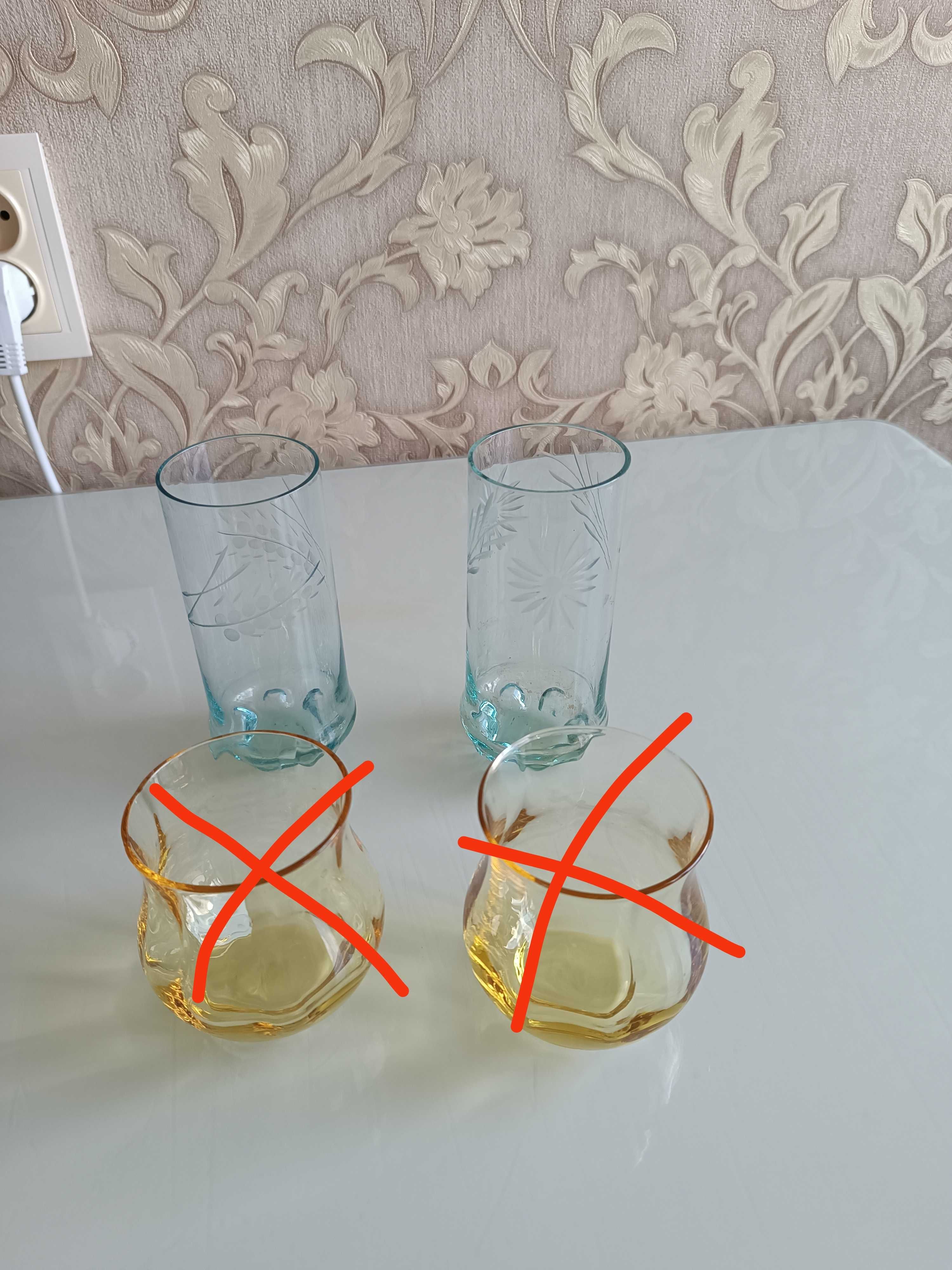 Фужеры стекло советского времени