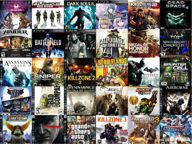 Игры для PlayStation 3, 4, 5