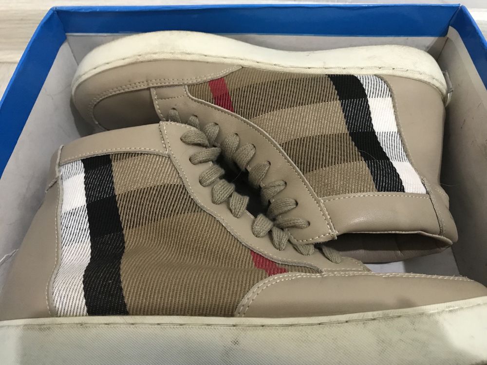 Кроссовки burberry
