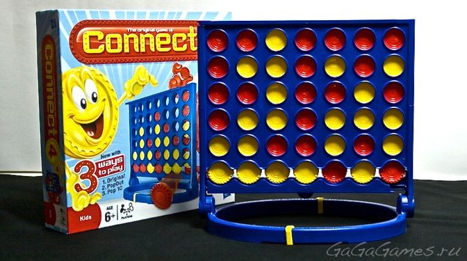 Настольная игра «Connect 4/Собери 4». Hasbro. Оригинал
