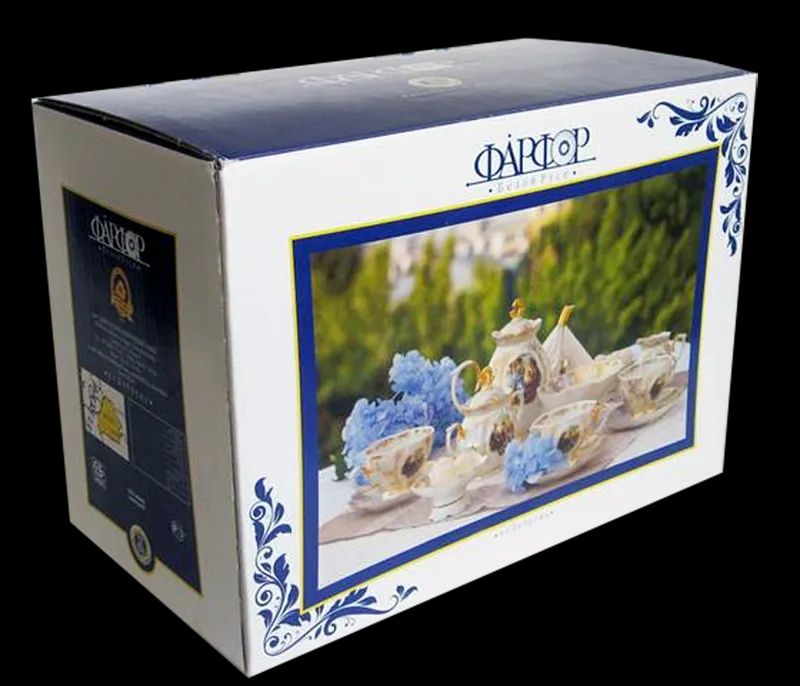 Форфоровый сервиз чайный 23 предмета 1С0610Ф34