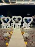 Оформление happy birthday, MARRY ME спецэффекты