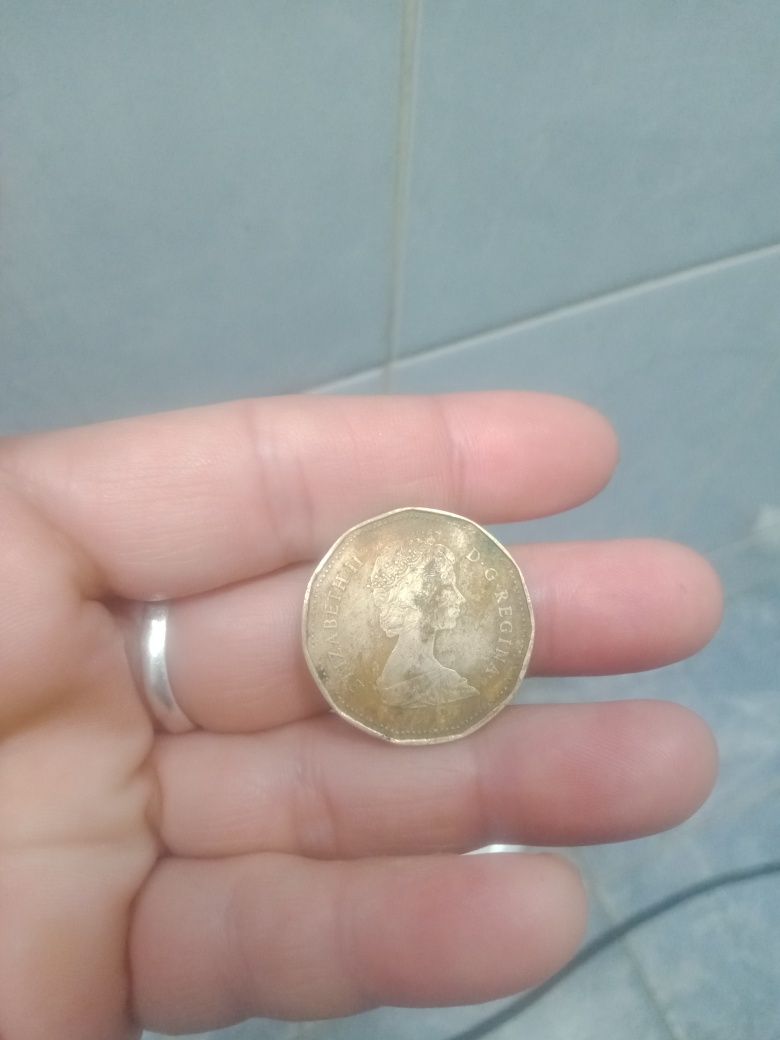 Один канадский доллар 1988года
