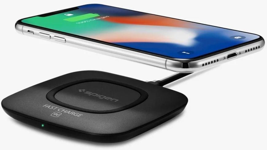 Беспроводная зарядка для телефона Spigen Wireless Charger F301W