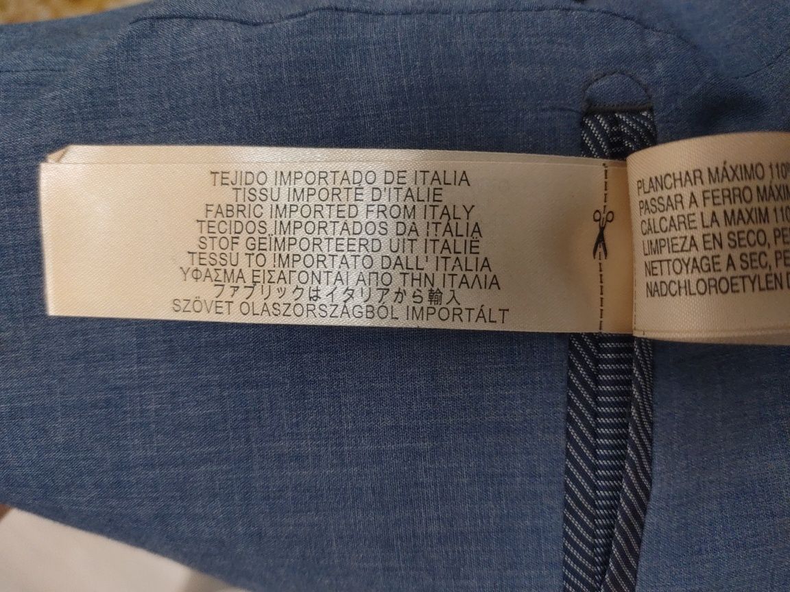 Пиджак Massimo Dutti из итальянской ткани. Премиум.